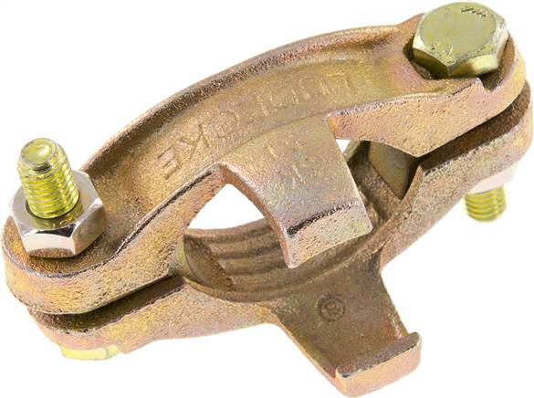 Sicherheits-Schlauchklemme Temperguss verz., 45 - 53mm