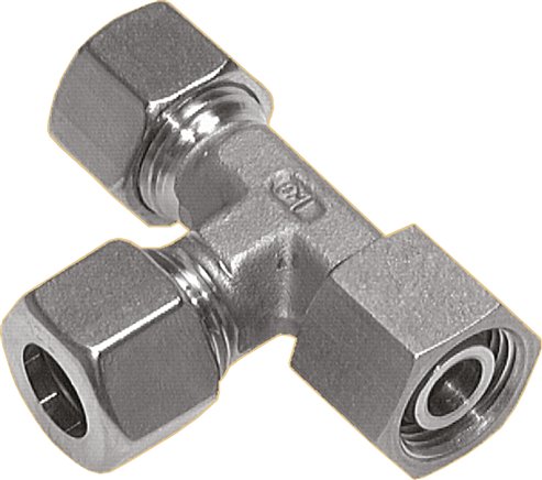 Einstellb. L-Schneidringverschraubung 8 L (M14x1,5), 1.4571, mit Dichtkegel und O-Ring