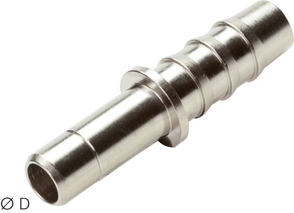Stecknippel 8mm-8 (5/16")mm Schlauchtülle, IQS-MSV