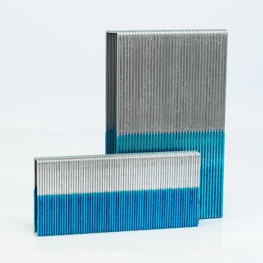 BECK Klammern KG700 CD NK 22 mm CD - Spitze verzinkt 12µ geharzt BLAU