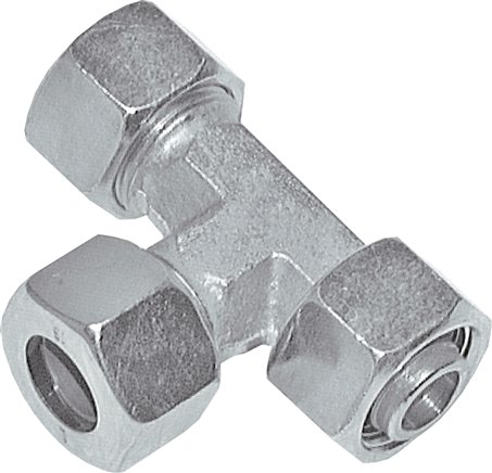 Einstellb. L-Schneidringverschraubung 12 S (M20x1,5), Stahl verzinkt