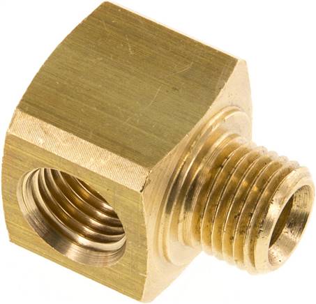 T-Stücke G 1/4"(AG)-2xG 1/4"(IG), Messing