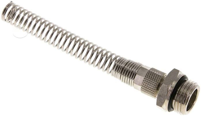 Gerade Verschraubung G 1/2"-10x8mm mit Knickschutz