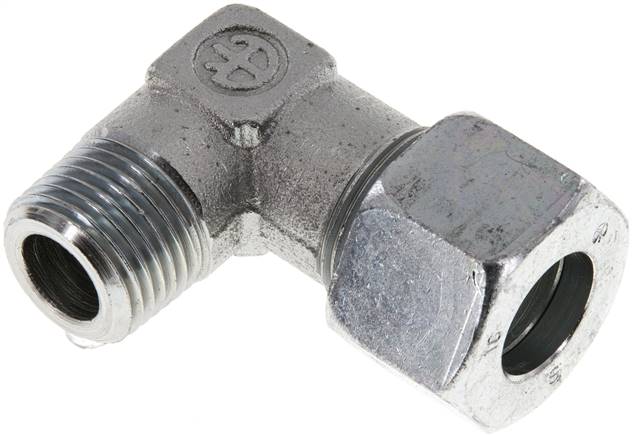 Winkel-Schneidringverschraub. R 1/2"-16 S (M24x1,5), Stahl verzinkt