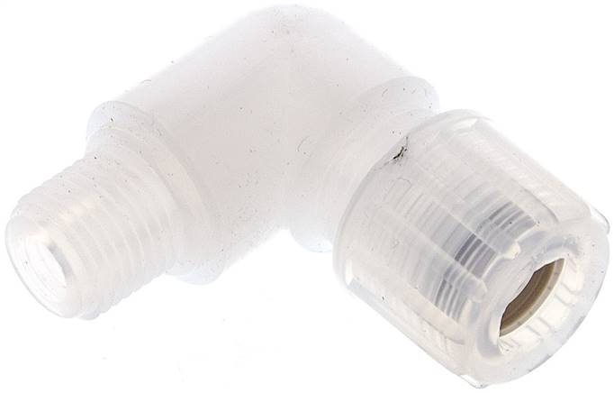 Winkel-Verschraubung G 1/4"-10x8mm, PFA