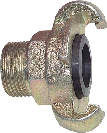 Kompressorkupplung G 3/4"(AG), Stahl verzinkt, Dichtung NBR