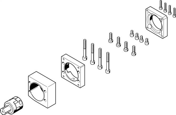 FESTO EAMM-A-L62-84AA (8063493) Axialbausatz