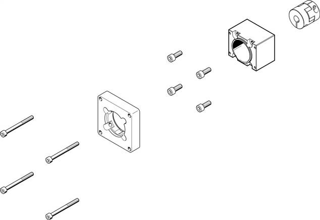FESTO EAMM-A-S38-67A-G2 (1456638) Axialbausatz
