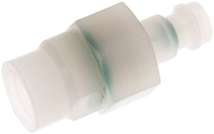 Kupplungsstecker (NW5) G 1/8", PVDF (IG), beidseitig absperrend