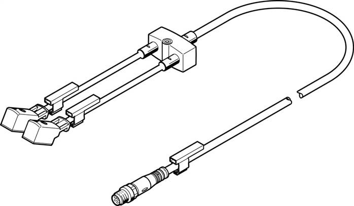 FESTO NEDY-L2R1-V1-Z4W2Z-U-0.3L-M8G4-2.5R (8035789) Verteiler