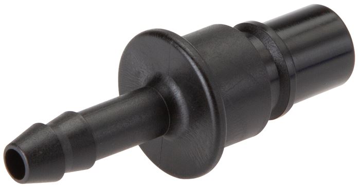 Kupplungsstecker (NW7,2) 9 (3/8") mm Schlauch, POM offen