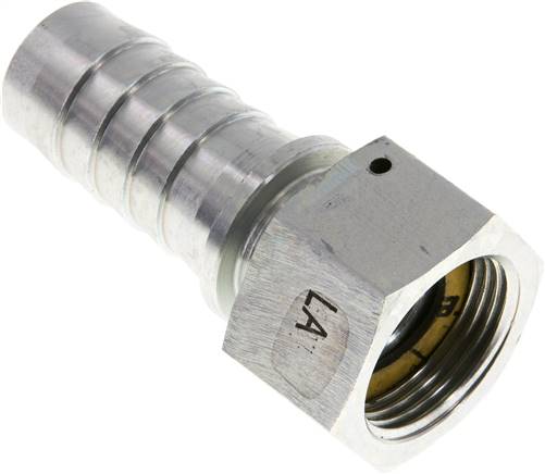 Schlauchtülle, DIN EN 14423 G 1"-25x40mm, Stahl verzinkt