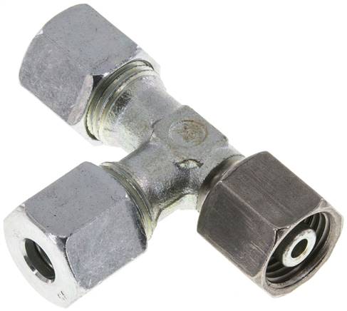 Einstellb. L-Schneidringverschraubung 8 S (M16x1,5), Stahl verzinkt
