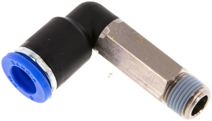 Winkel-Steckanschluss, lang R 1/8"-8mm, IQS-Standard