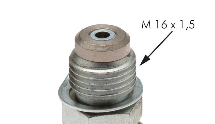 Messanschluss M16x1,5 - G 1/4" (AG)