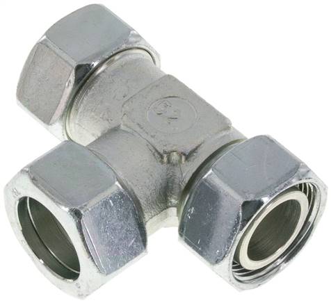 Einstellb. L-Schneidringverschraubung 28 L (M36x2), Stahl verzinkt