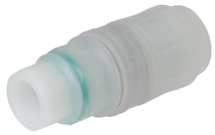 Schnellkupplung (NW7,2) G 1/2", PVDF (IG)