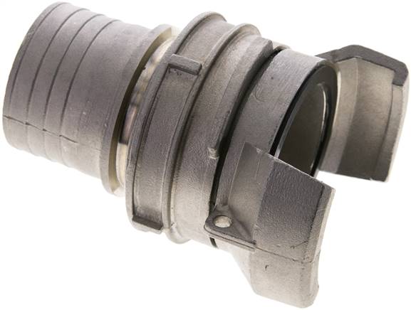 Guillemin-Kupplung, Tülle 51 (2") mm, Edelstahl, mit Verriegelung