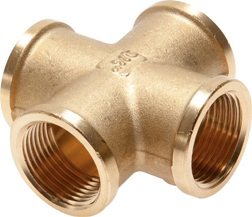 Kreuzstück G 3/8" (IG), Messing