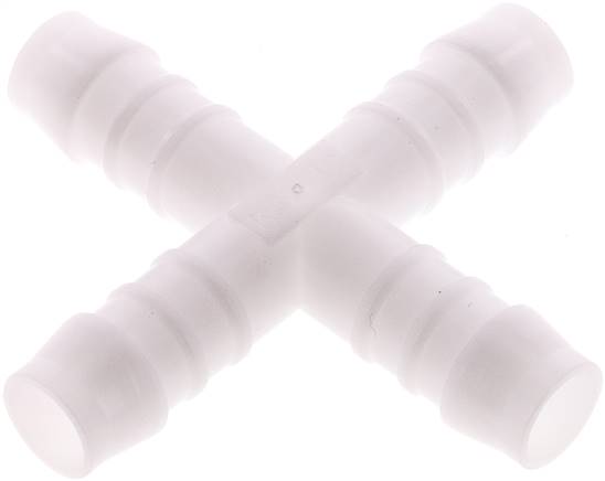 Kreuz-Schlauchverbinder 12mm, POM