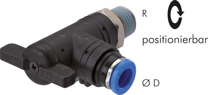 Winkel-Absperrhahn R 1/4"-6mm, IQS-Standard
