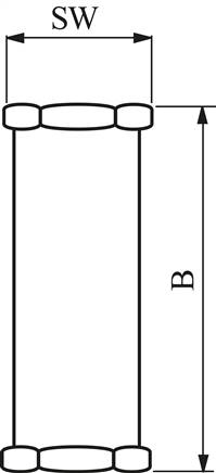 Schlauchbruchsicherung G 3/4" (Innengewinde)