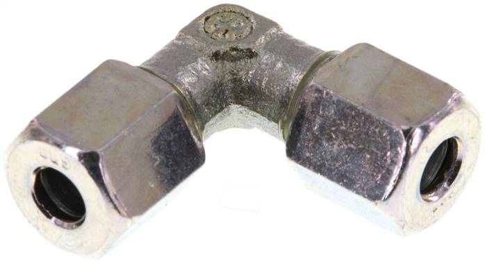 Winkel-Schneidringverschraubung 5 LL (M10x1), Stahl verzinkt