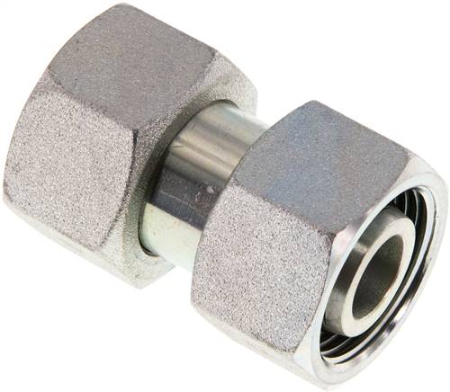 Gerader Verbinder 20 S-20 S, Stahl verzinkt, mit Dichtkegel und O-Ring