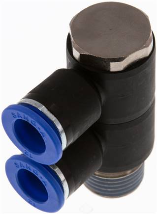 Steck-Mehrfachverteiler, 2-fach R 1/2"-12mm, IQS-Standard