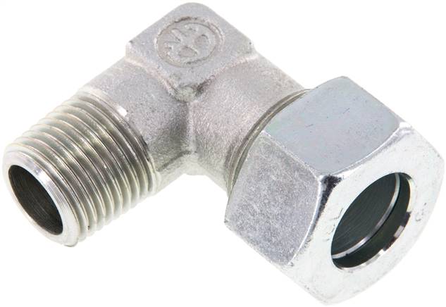 Winkel-Schneidringverschraub. R 1/2"-18 L (M26x1,5), Stahl verzinkt