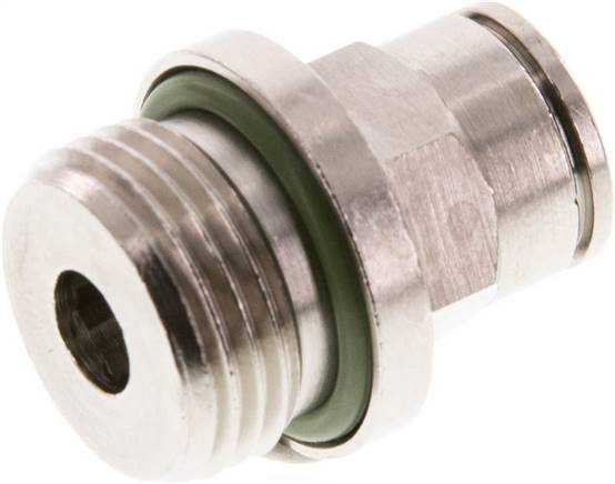Gerader Steckanschluss G 3/8"-8mm, IQS-MSV (Hochtemperatur), Dichtung FKM