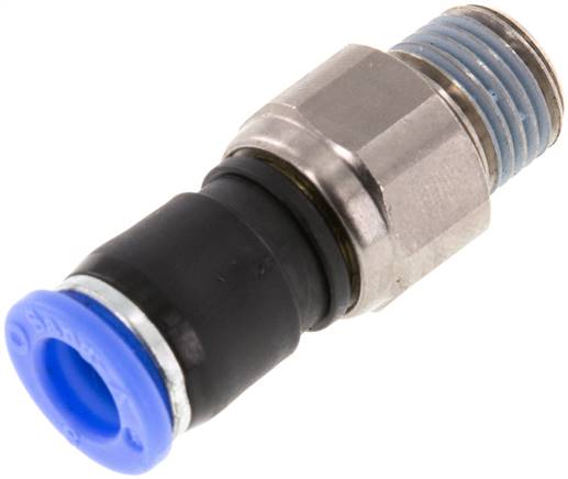 Gerade Drehverschraubung R 1/4"-8mm, IQS-Standard