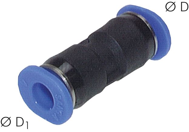 Gerader Steckanschluss 4mm-3mm, IQS-Mini