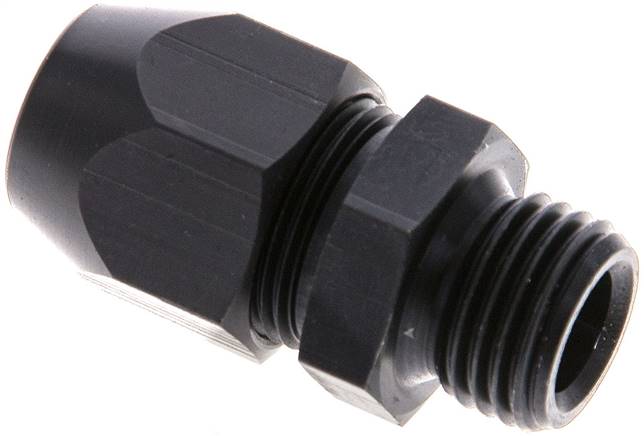 Gerade Verschraubung G 1/4"-10x4mm, Aluminium