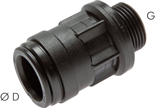 Gerader Steckanschluss G 1/2"-18mm, IQS-Big