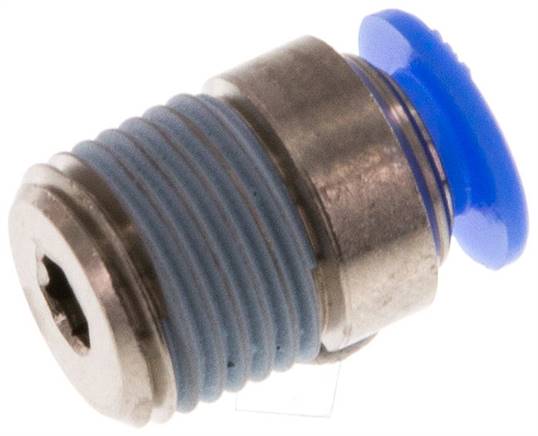 Gerader Steckanschluss R 1/8"-4mm, Mini m. Innensechskt
