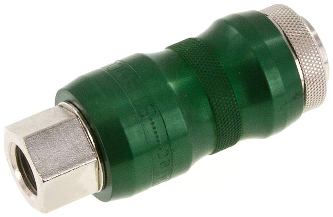 Sicherheits-Schnellkupplung (NW7,2) G 1/4"(IG) m. HSV