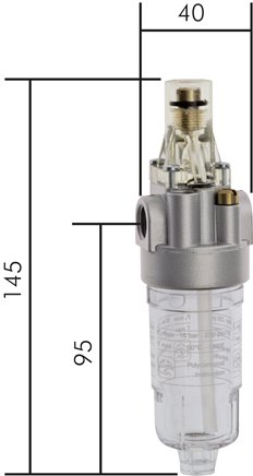 Mini-Öler, G 1/4", Kunststoffbehälter