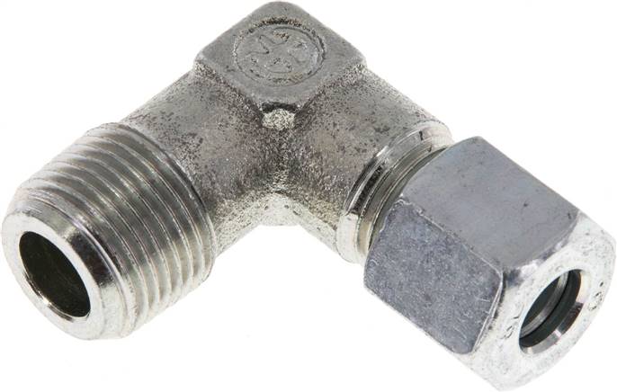 Winkel-Schneidringverschraub. R 3/8"-8 L (M14x1,5), Stahl verzinkt