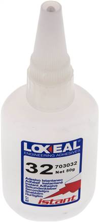 LOXEAL Sekundenkleber, 50 g, Hohe Festigkeit - super schnelle Aushärtung