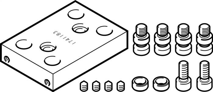 FESTO DHAA-G-Q11-32-B11-25 (2184080) Adapterbausatz