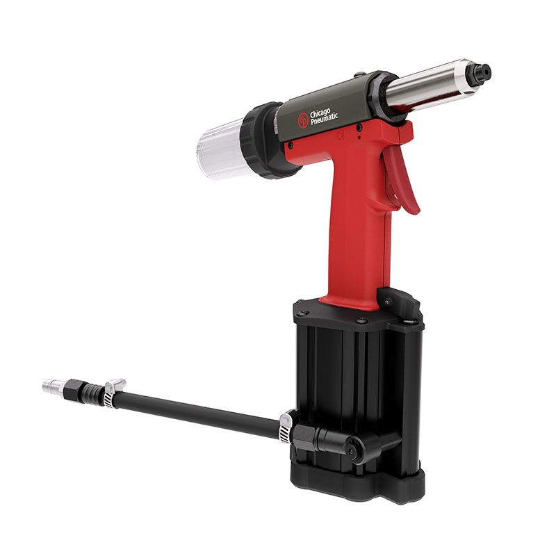 Chicago Pneumatic Druckluft Nietpistole, Stahl-Blindniete bis zu 5mm