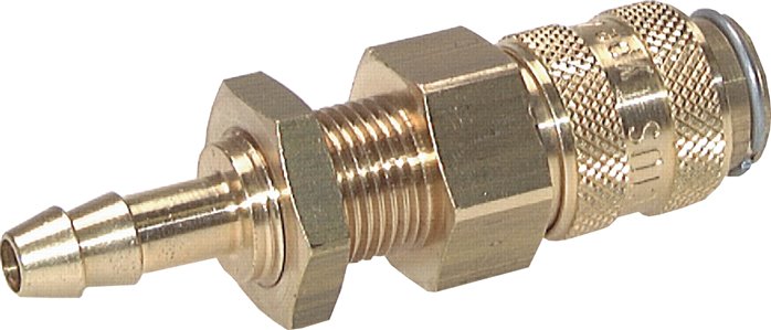 Schott-Schnellkupplung (NW5) 8 (5/16")mm Schlauch, Messing