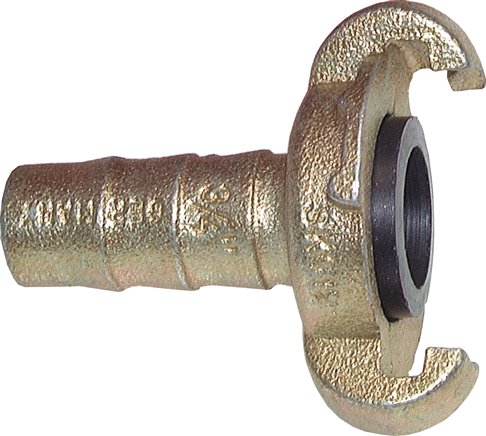 Kompressorkupplung 10 mm Schlauch, Stahl verzinkt, Dichtung NBR