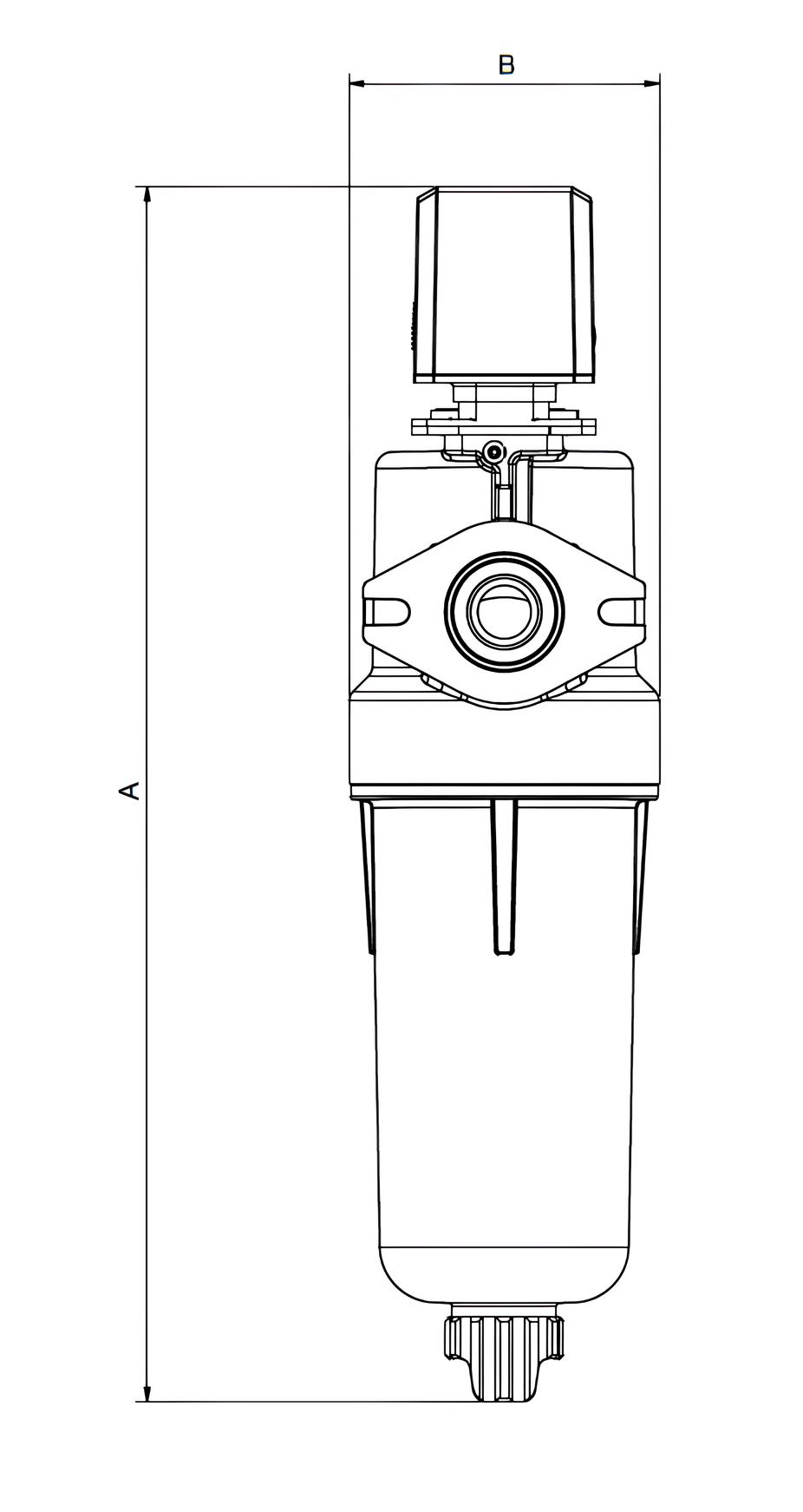 Atlas Copco Hochleistung-Koaleszenzfilter DD 300+ ohne inPASS