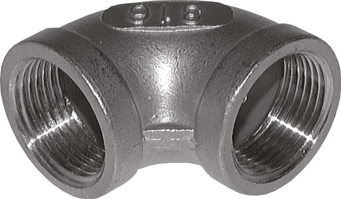 90°-Winkel Rp 3/4"-Rp 3/4", 1.4408