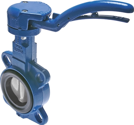 Zwischenflanschklappe 2-1/2"-150 lbs (ANSI B 16.5) GGG40/Edelstahl/NBR