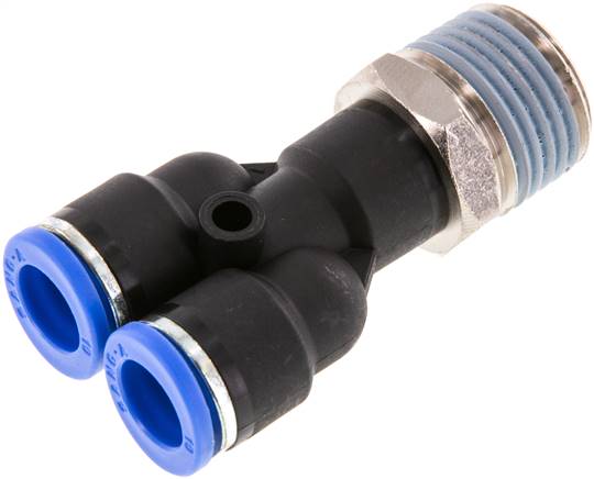 Y-Steckanschluss R 1/2"-10mm, IQS-Standard