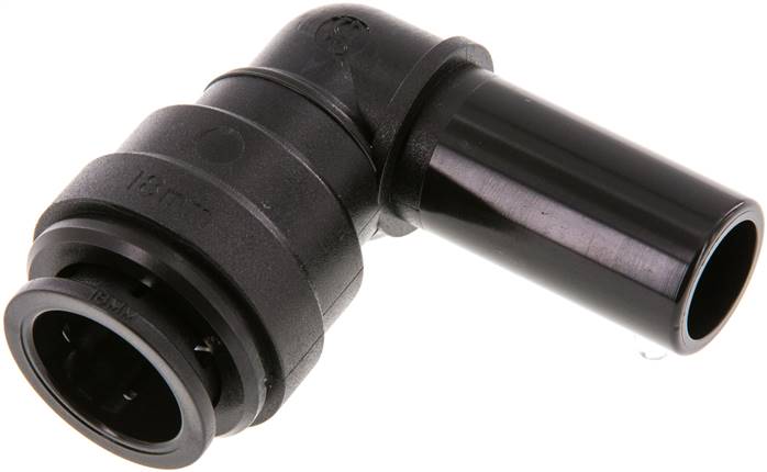 Winkel-Steckanschluss mit 18mm Stecknippel, IQS-Big