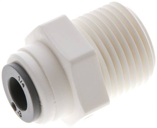Gerader Steckanschluss NPT 3/8"-1/4" (6,35 mm), IQS-LE (EPDM-Dichtung)